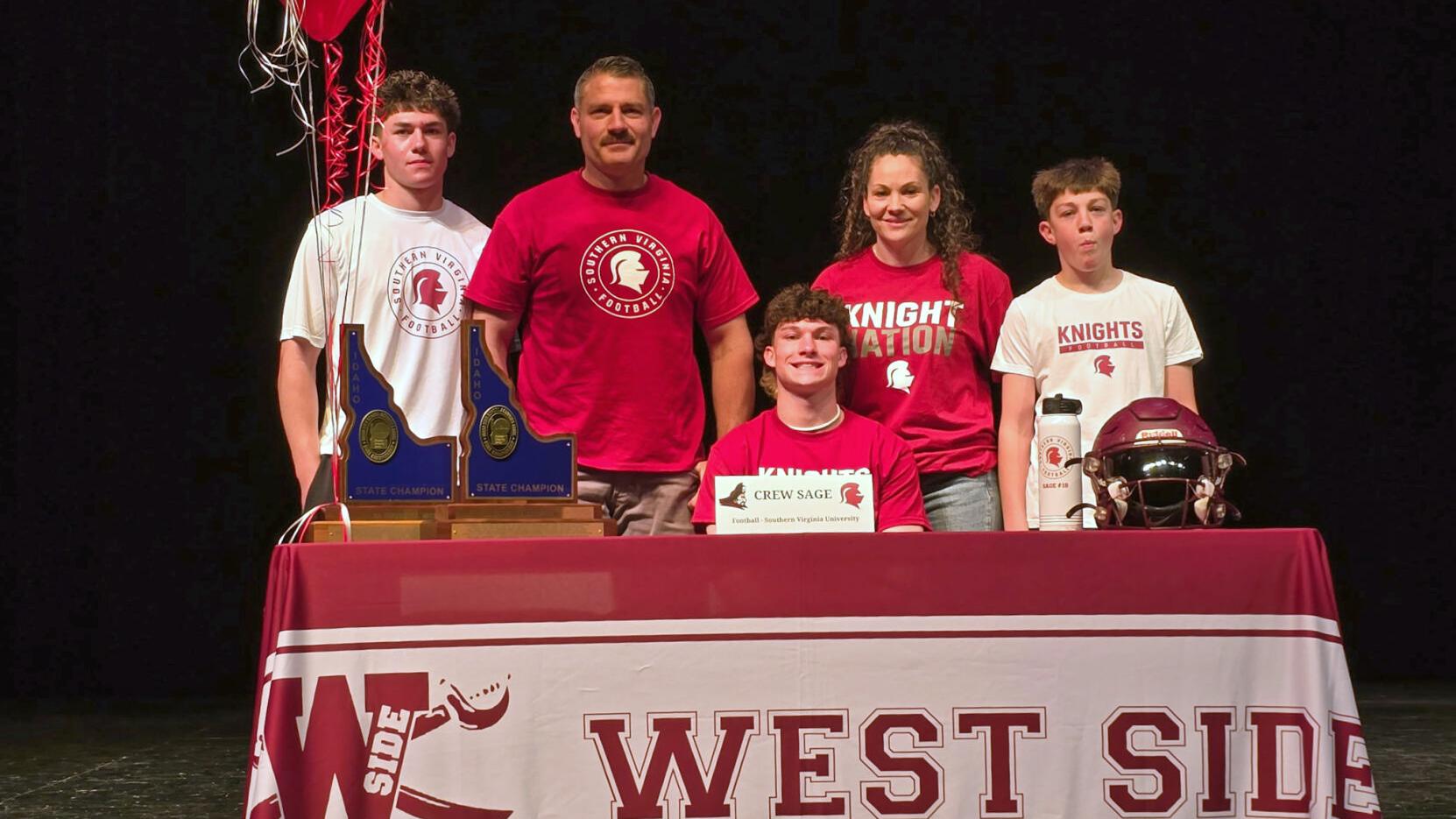 Sage signs to play football for SVU